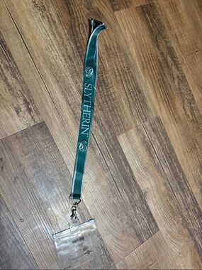 Slytherin Satin Lanyard with Crest Logo
